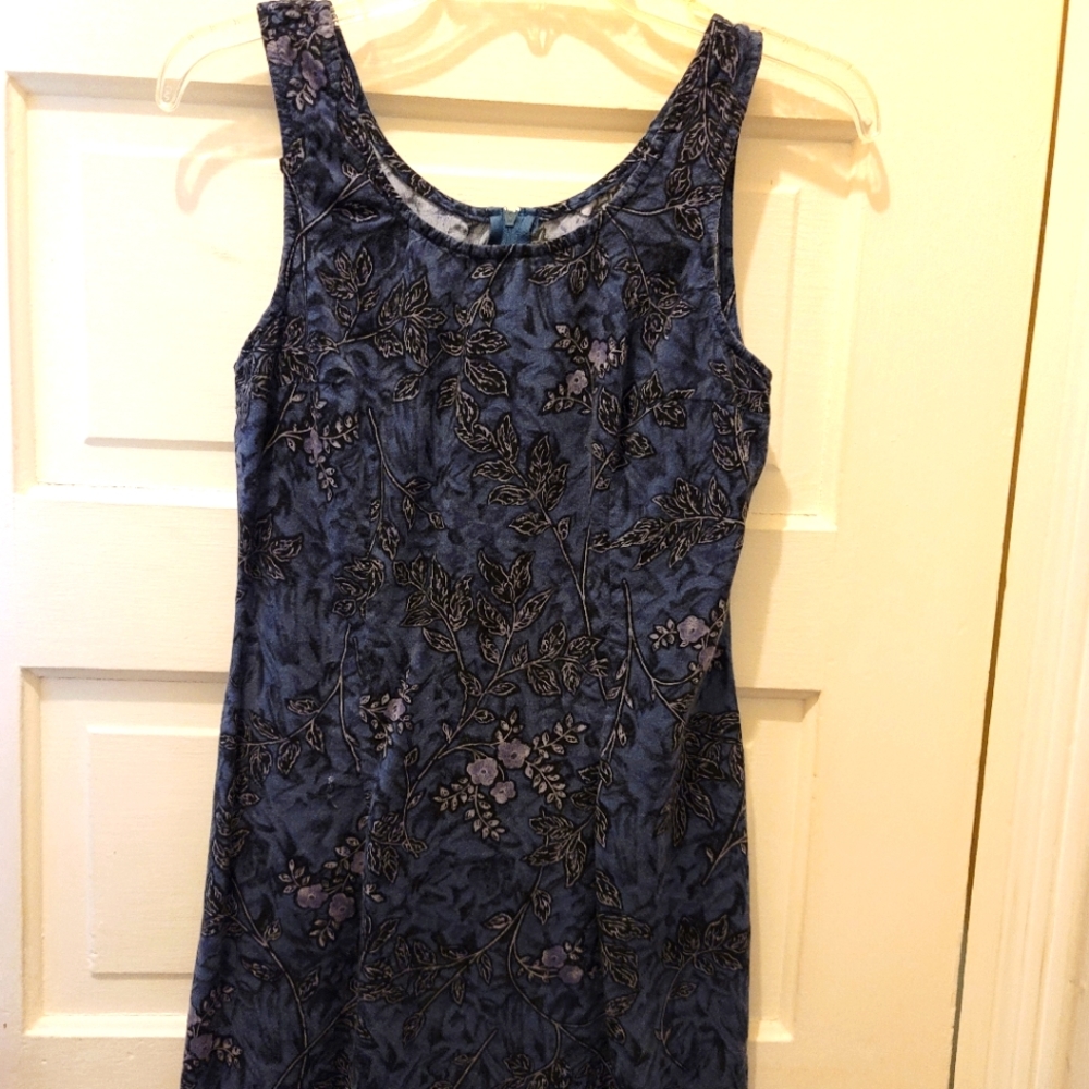 All that Jazz blue floral summer mini dress